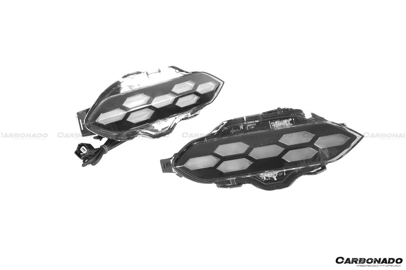 Luces LED de circulación diurna para parachoques delantero Nissan GTR R35 Facelift Carbonado 2023-2025