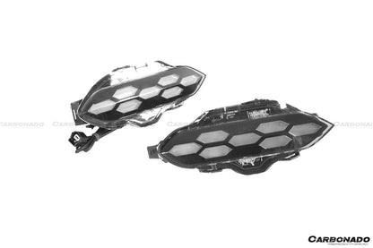 Luces LED de circulación diurna para parachoques delantero Nissan GTR R35 Facelift Carbonado 2023-2025