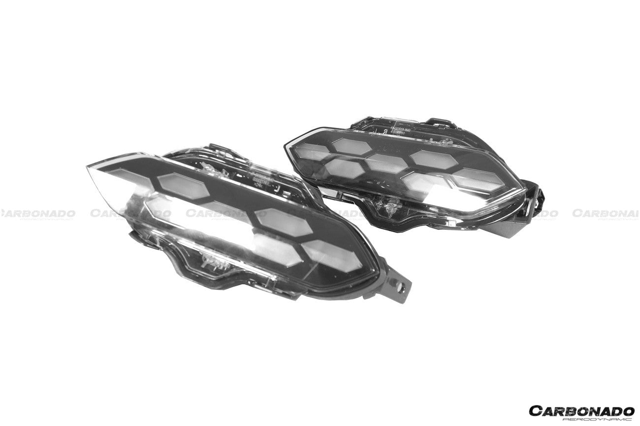 Luces LED de circulación diurna para parachoques delantero Nissan GTR R35 Facelift Carbonado 2023-2025