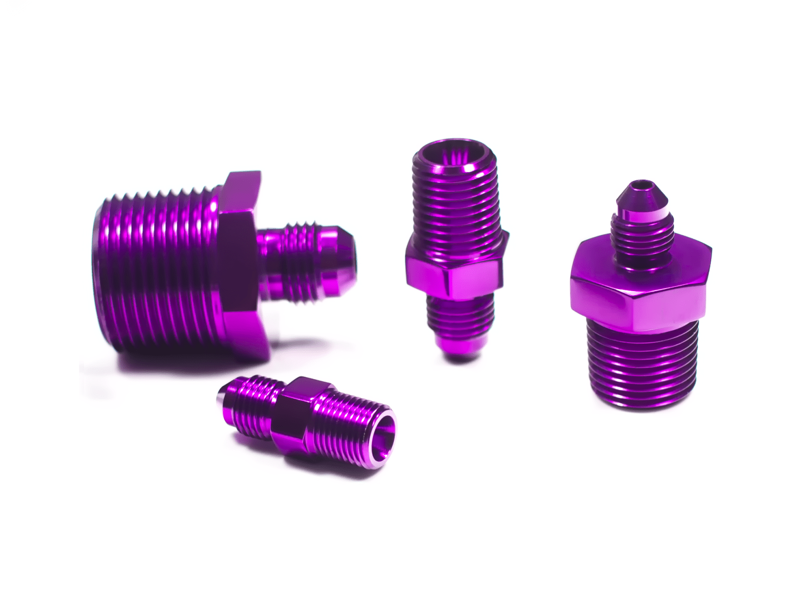 ColorFittings 4AN Flare to 3/8" NPT - 7