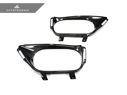 Protector de escape de carbono seco AutoTecknic - Nissan R35 GTR