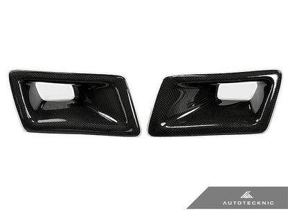 Conductos de aire dobles de fibra de carbono AutoTecknic - Nissan 350Z 07-09 (VQ35HR)