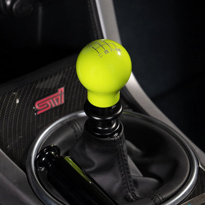 Perilla de cambio con peso Billetworkz - 6 velocidades - Grabado japonés - Subaru WRX 2015-2025