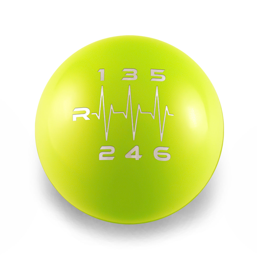 Billetworkz Weighted Shift Knob 6-Speed Heartbeat Engraving for Toyota GR Corolla / Corolla Hatch