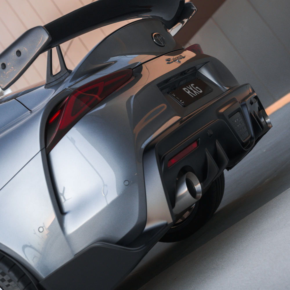 OEM+ Designs Rear Diffuser Fins for GR Supra (A90/91)