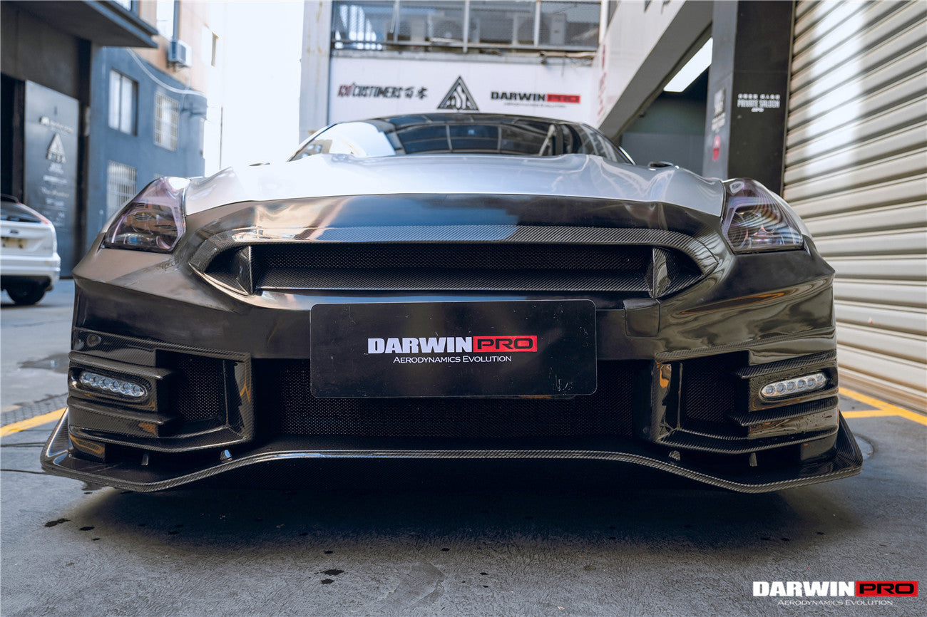 Parachoques delantero de fibra de carbono estilo Nismo de DarwinPRO | Nissan GTR R35 2008-2023