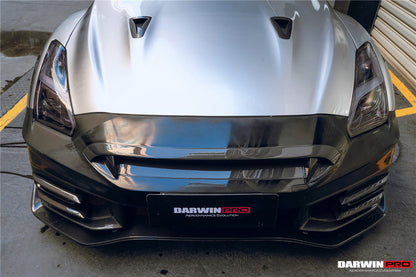 Parachoques delantero de fibra de carbono estilo Nismo de DarwinPRO | Nissan GTR R35 2008-2023
