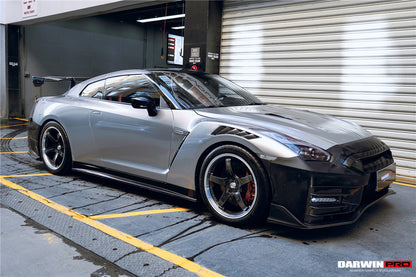 Parachoques delantero de fibra de carbono estilo Nismo de DarwinPRO | Nissan GTR R35 2008-2023
