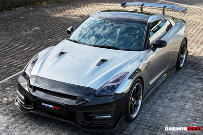 Parachoques delantero de fibra de carbono estilo Nismo de DarwinPRO | Nissan GTR R35 2008-2023