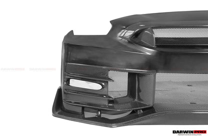 Parachoques delantero de fibra de carbono estilo Nismo de DarwinPRO | Nissan GTR R35 2008-2023