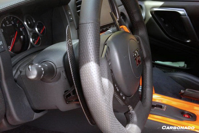 Carbonado 2008-2016 Nissan GTR R35 CBA    DBA OEM Style Replacement Shift Paddles