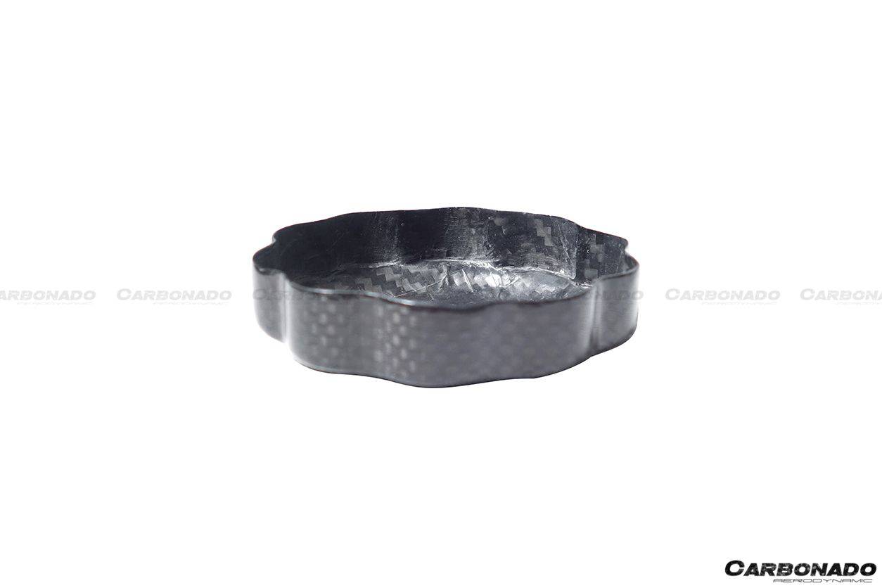 Tapa de aceite de fibra de carbono seca para Ferrari Carbonado 2010-2023 (TODOS LOS MODELOS)