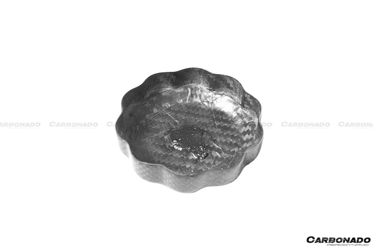 Tapa de aceite de fibra de carbono seca para Ferrari Carbonado 2010-2023 (TODOS LOS MODELOS)