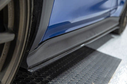 OLM S Style Carbon Fiber Side Skirts - 2022+ WRX