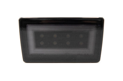 OLM F1 NB+R V2 (lente ahumada, base negra brillante, barra blanca) - WRX 2022