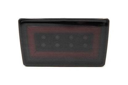 OLM F1 NB+R V2 (lente ahumada, base negra brillante, barra roja) - WRX 2022