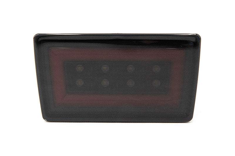 OLM F1 NB+R V2 (lente ahumada, base negra brillante, barra roja) - WRX 2022