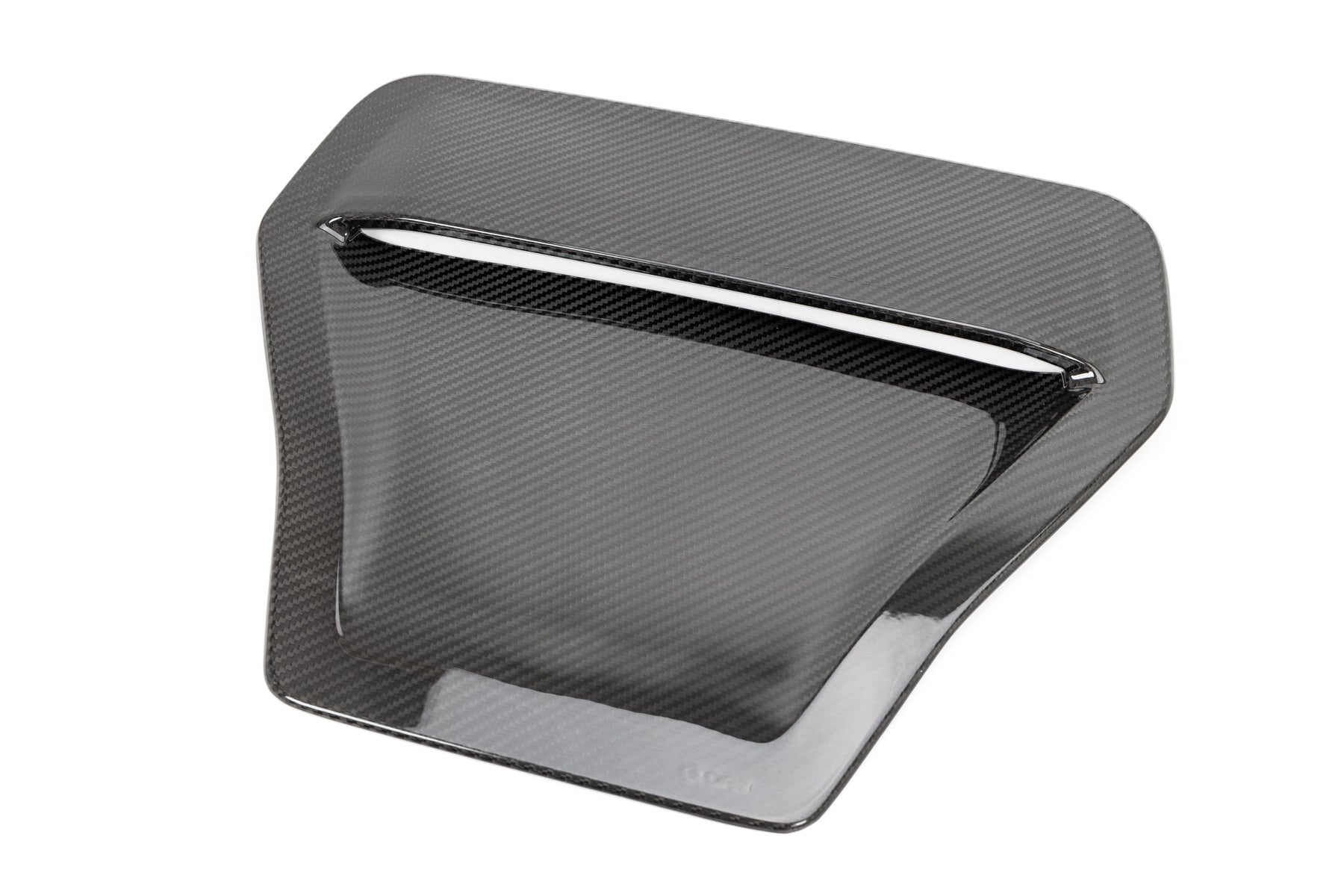OLM LE Carbon Fiber Hood Scoop Cover - 2017 - 2021 Honda Civic Type R - 1