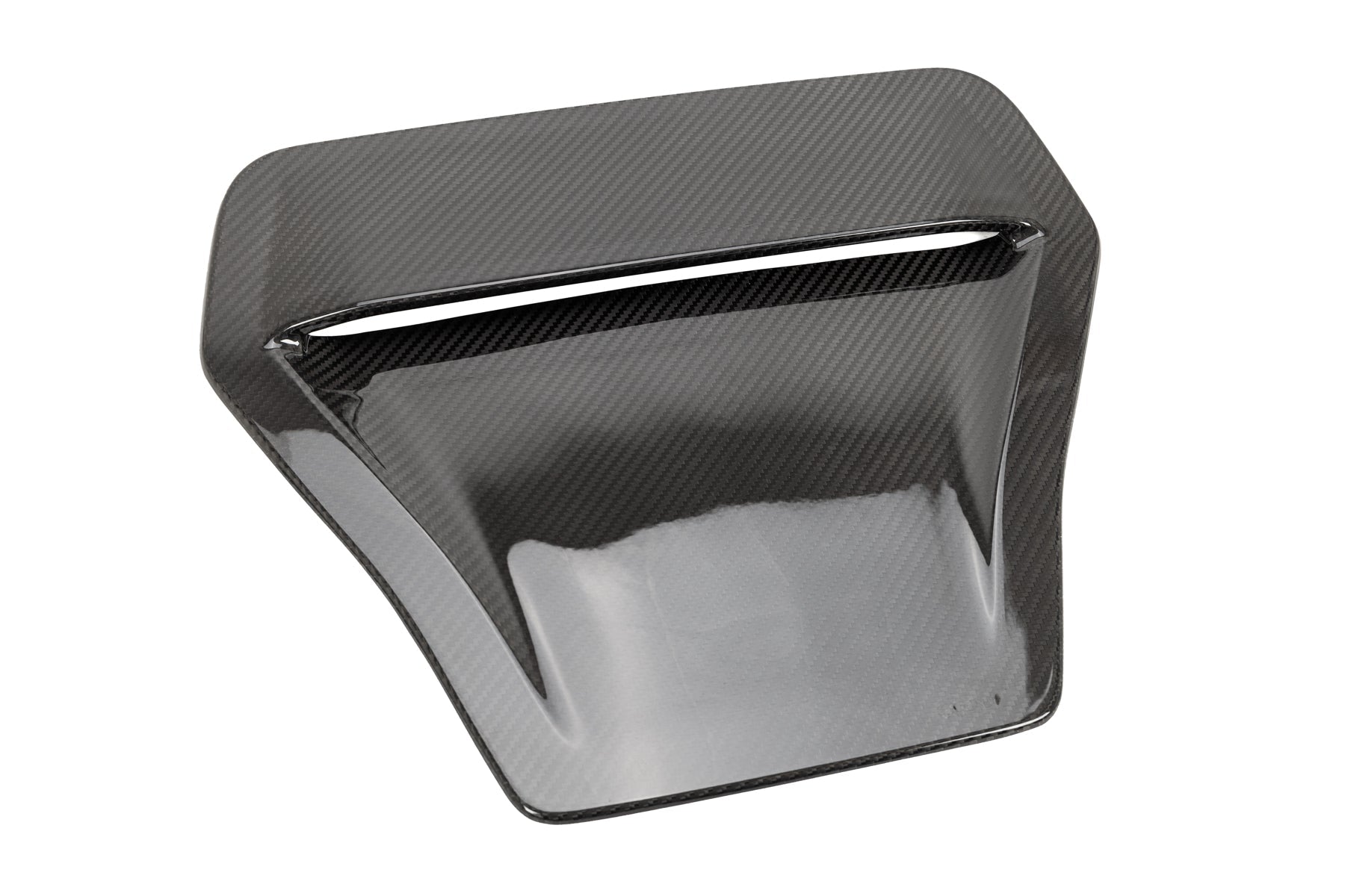 OLM LE Carbon Fiber Hood Scoop Cover - 2017 - 2021 Honda Civic Type R - 3