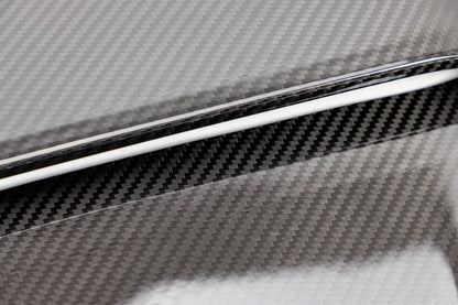 OLM LE Carbon Fiber Hood Scoop Cover - 2017 - 2021 Honda Civic Type R - 4
