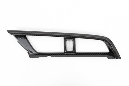 OLM LE Carbon Fiber Center Climate Control Vent Cover - 2016-2021 Honda Civic / Type R - 1
