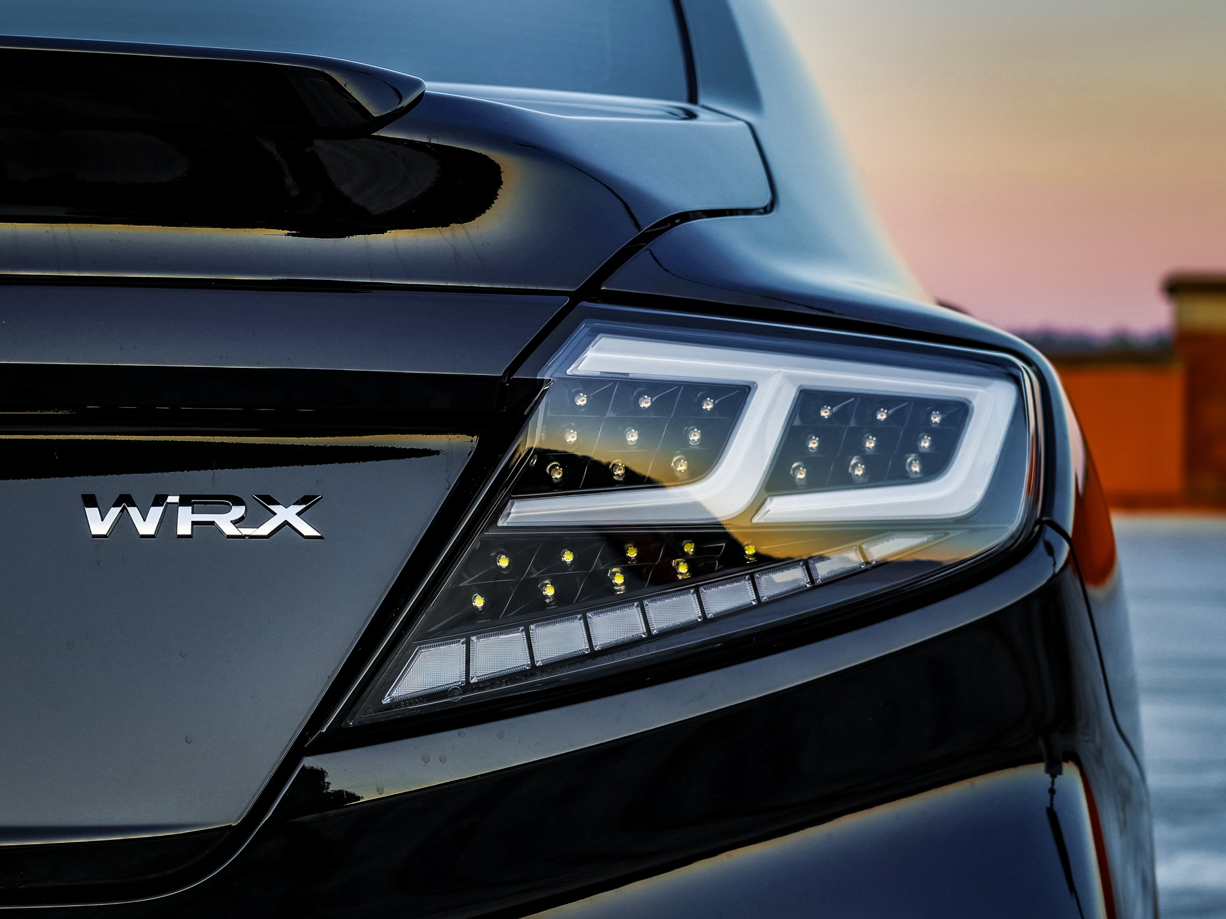 Luces traseras LED OLM Spec-AR (lente transparente/base negra/barra blanca) - WRX 2022+