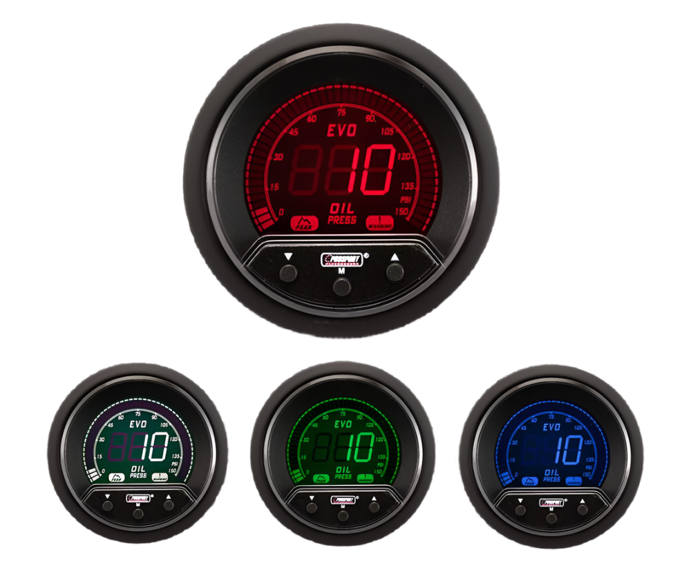 Prosport 2-1/16" Premium Evo Electrical Oil Pressure Gauge