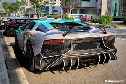 Carbonado OTC Style Trunk Spoiler Wing with Base | 2011-2022 Lamborghini Aventador LP700 LP750 LP740 LP720 LP780 Coupe/Roadster