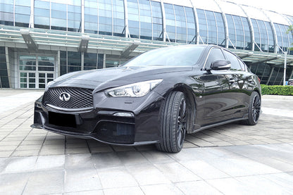 Parachoques delantero estilo EAU ROUGE para Infiniti Q50 Sedán Darwinpro 2014-2022