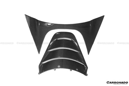 Reemplazo de cubierta de motor de fibra de carbono seca para McLaren 720S Coupé Carbonado 2017-2022 (solo para Spyder)