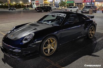 Capó de fibra de carbono estilo Porsche Carrera 911 997 Turbo Cayman Boxster 987 GT2RS (2005-2012)