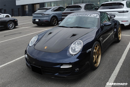 Capó de fibra de carbono estilo Porsche Carrera 911 997 Turbo Cayman Boxster 987 GT2RS (2005-2012)