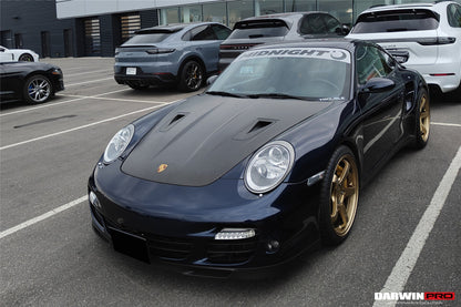 DarwinPRO 2005-2012 Porsche 911 997 Carrera &amp; S &amp; 4S &amp; Turbo &amp; 06-12 Cayman 987 GT2RS Style Hood