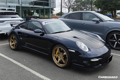 Capó de fibra de carbono estilo Porsche Carrera 911 997 Turbo Cayman Boxster 987 GT2RS (2005-2012)
