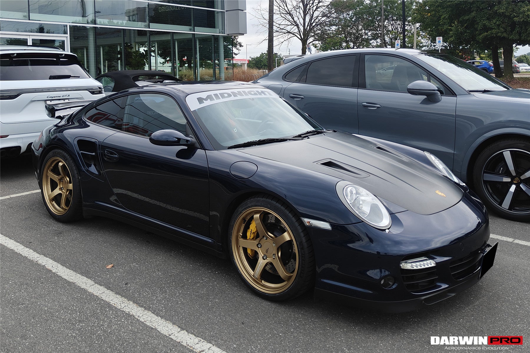 DarwinPRO 2005-2012 Porsche 911 997 Carrera &amp; S &amp; 4S &amp; Turbo &amp; 06-12 Cayman 987 GT2RS Style Hood