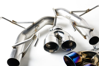 OTL Stainless Steel Axle Back Muffler Deletes - 2015-2024 Subaru WRX / 15-21 STI