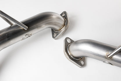 OTL Stainless Steel Axle Back Muffler Deletes - 2015-2024 Subaru WRX / 15-21 STI