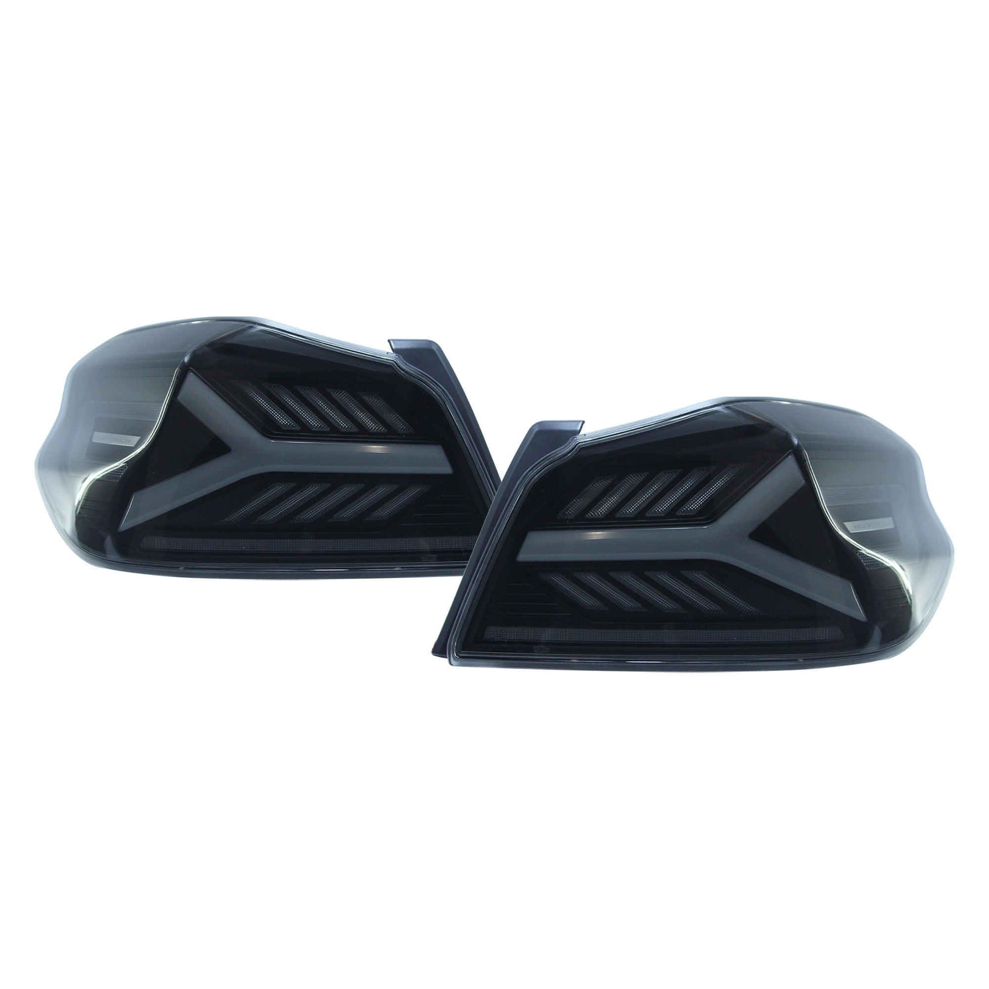 Luces traseras LED OLM Y-Spec (óptica blanca con lente ahumada) - WRX/STI 2015-2021