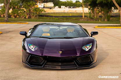 Carbonado 2011-2016 Lamborghini Aventador LP700 Coupe  Roadster DM Style Carbon Fiber Front Lip