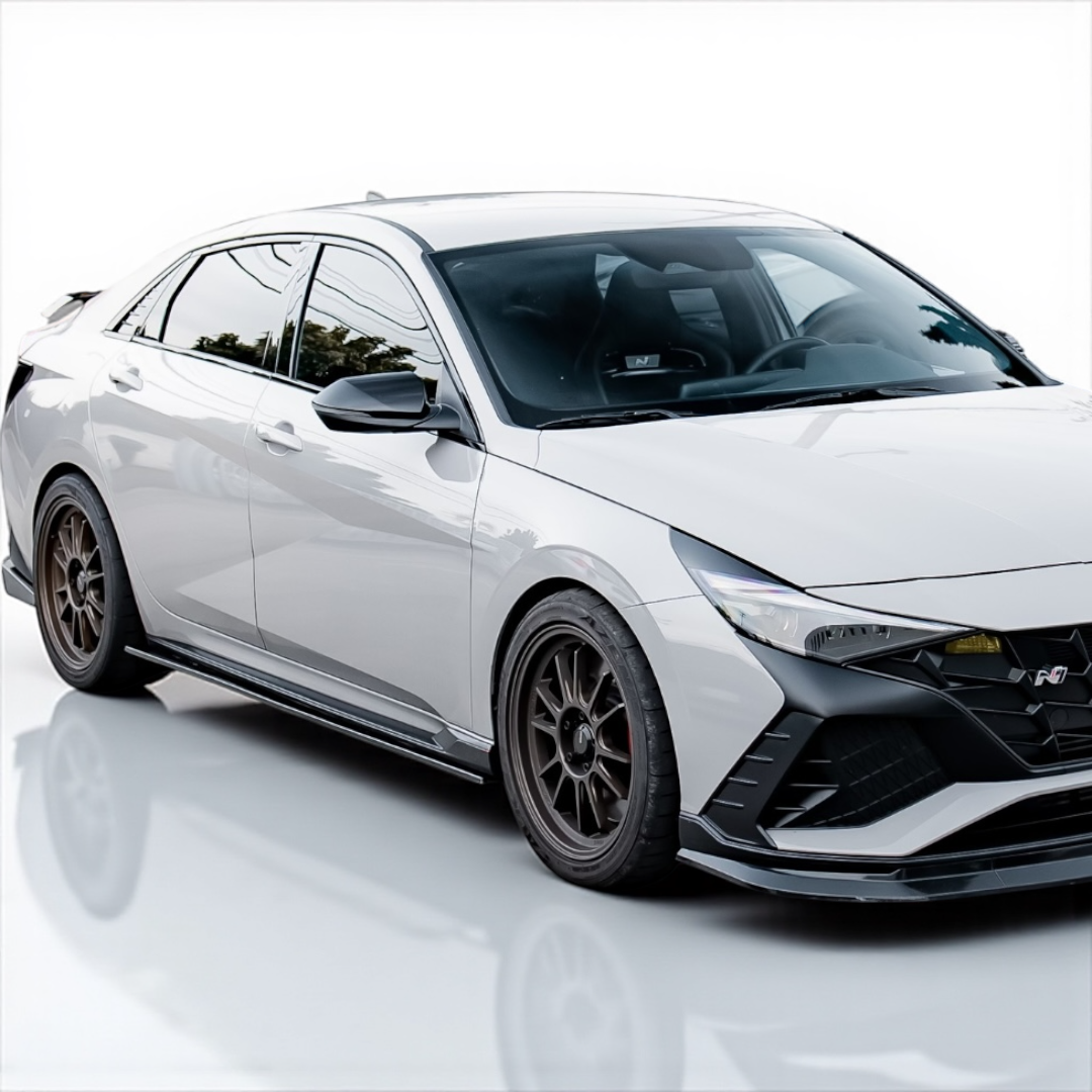 Aeroflow Dynamics 2022+ Hyundai Elantra N S Style Side Skirt Extension V1