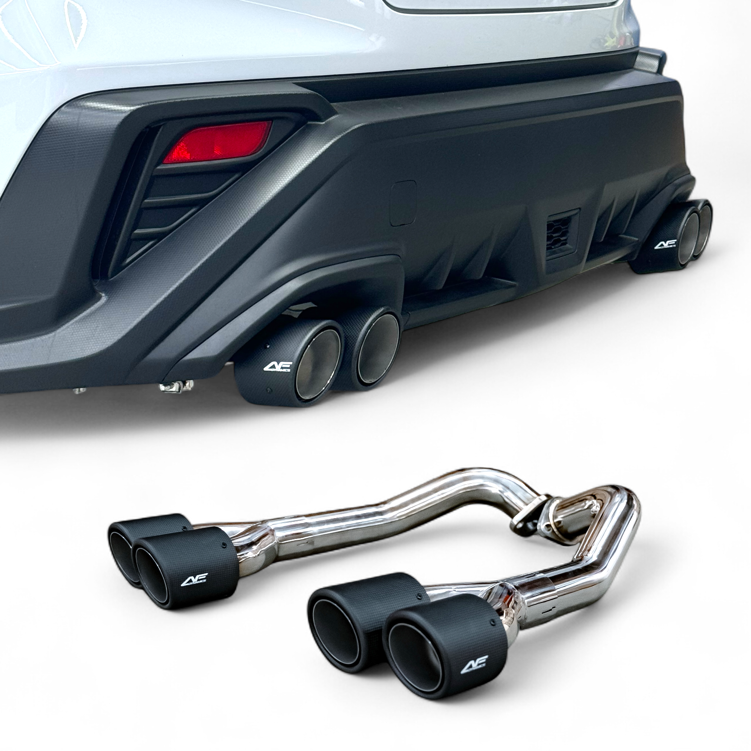 Escape trasero Aeroflow Dynamics de 4" (Subaru WRX 2022-2025)
