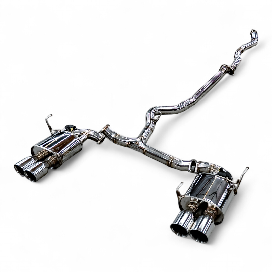Sistema de escape catback con válvula Aeroflow Dynamics F1 (Subaru WRX 2022-2025)