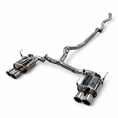 Sistema de escape catback con válvula Aeroflow Dynamics F1 (Subaru WRX 2022-2025)