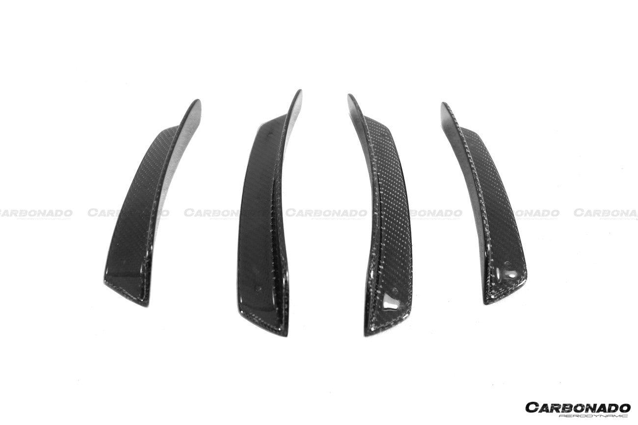 Carbonado 2013-2019 Porsche 991 Turbo    S GT2RS Style Front Bumper and Fender