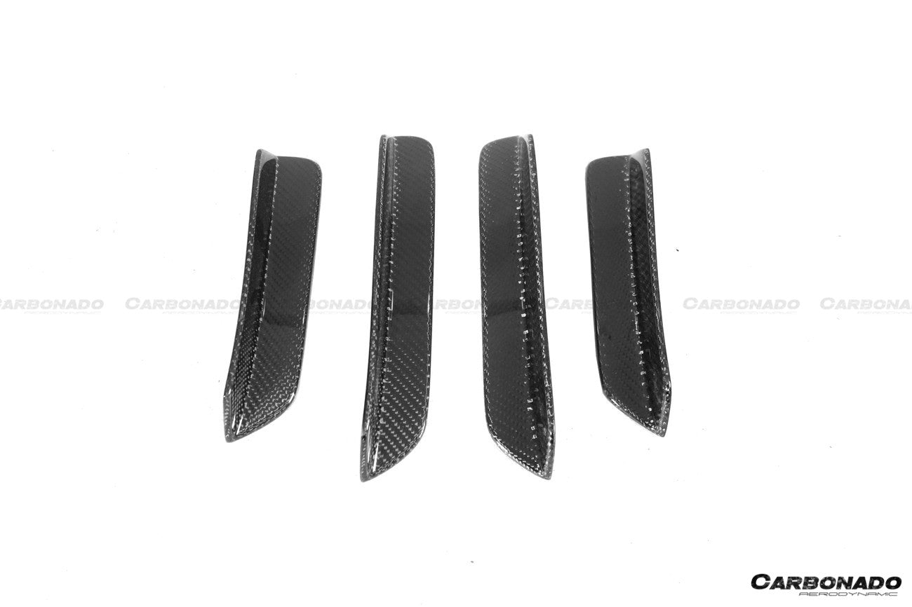 Carbonado 2013-2019 Porsche 991 Turbo    S GT2RS Style Front Bumper and Fender