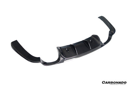 Carbonado 2012-2015 Porsche 911 991.1 Carrera S 2C GT3V Style  Rear Bumper With Diffuser (For Quad-Exhaust)