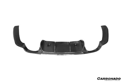 Carbonado 2012-2015 Porsche 911 991.1 Carrera S 2C GT3V Style  Rear Bumper With Diffuser (For Quad-Exhaust)