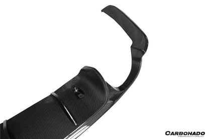 Carbonado 2012-2015 Porsche 911 991.1 Carrera S 2C GT3V Style  Rear Bumper With Diffuser (For Quad-Exhaust)