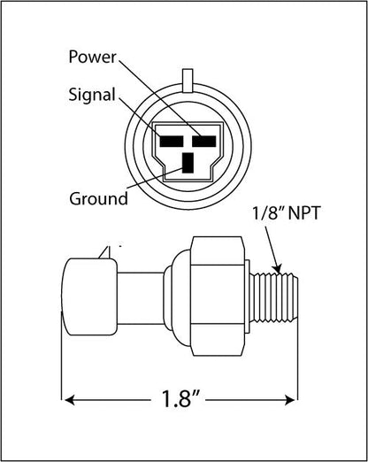 Prosport Premium Oil/Fuel Pressure Sender