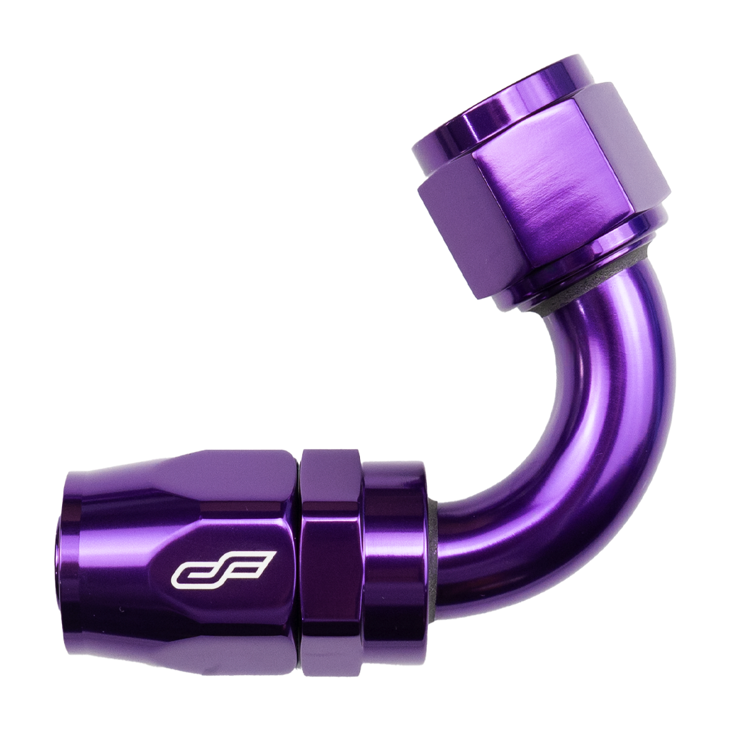 -4 AN 120 Degree Female Aluminum Hose End Fitting